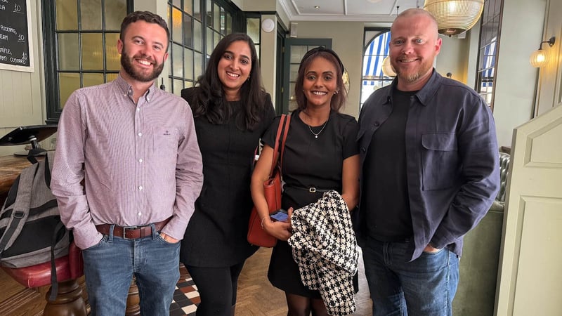 Execo's CEO, Patrick Linton, visits our team in the UK.